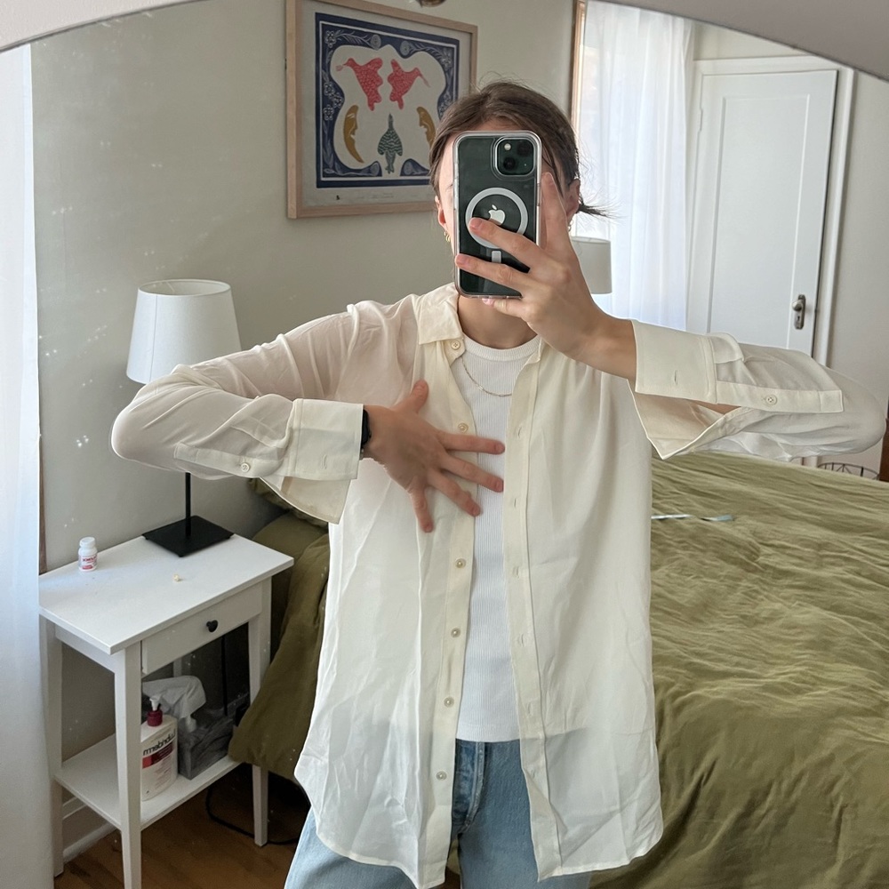 Everlane 100% Silk Shirt